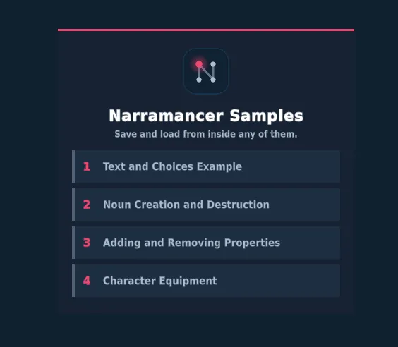 The Sample Launcher.