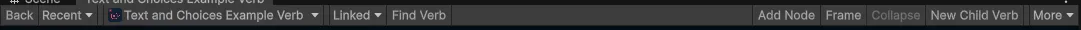 The graph editor’s toolbar.